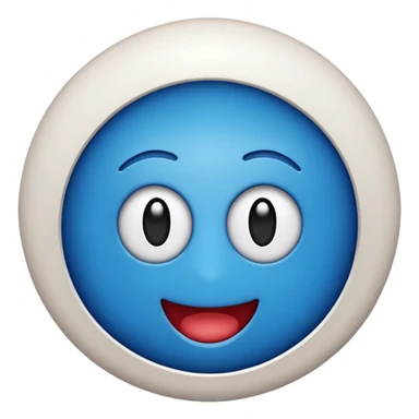 emoji de selo verificado do instagram, círculo azul, check branco no centro, estilo emoji oficial, fundo limpo, alta qualidade sticker