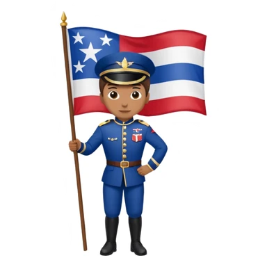 color guard from Parade Marchers sticker