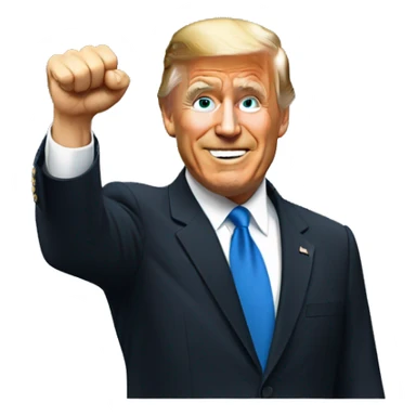  President fist pump sticker