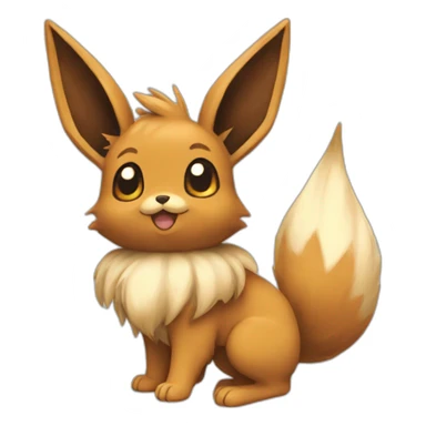 Eevee pokémon sticker