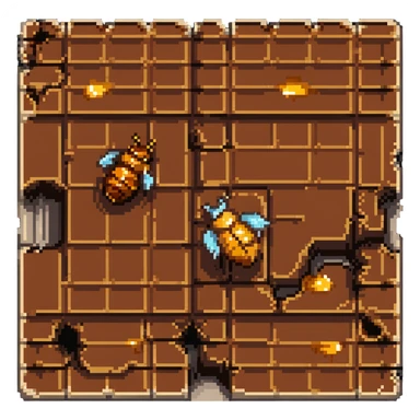 chocolate bar with honey on top sticker