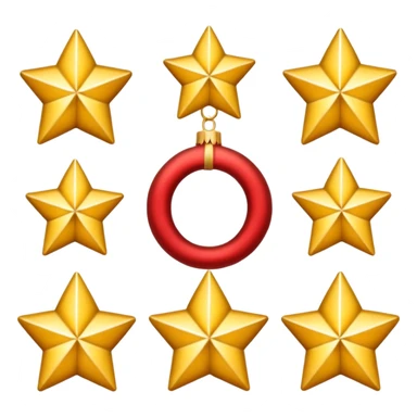 estrelinhas de natal sticker