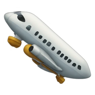 Avion sur un bateau sticker