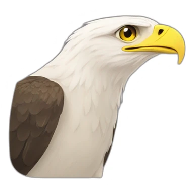 tasmanian wedge tail eagle sticker
