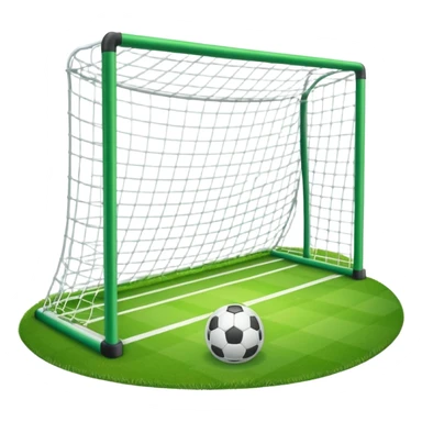 soccer goalpost sticker