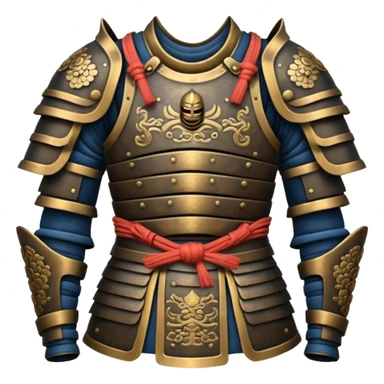 asia samurai armor without head sticker