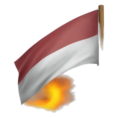 hurricane warning flag sticker