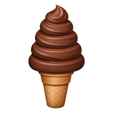 chocolate ice cream sticker