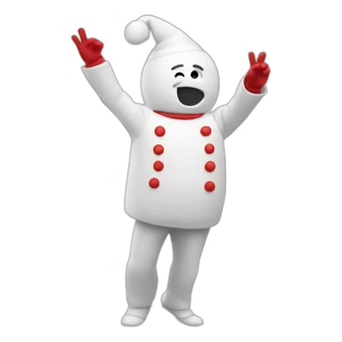 Bonhomme qui dab sticker