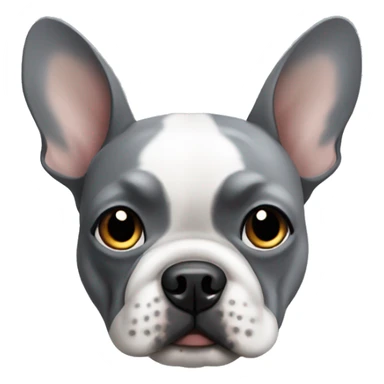 Grey frenchbull sticker