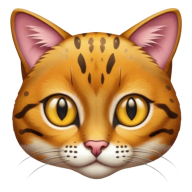 Rusty-spotted cat sticker
