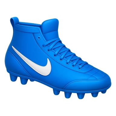 Make the football boot blue. The original style is emoji style, which does not support editing, so use the general style editor to keep the emoji look while making the boot blue. sticker