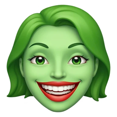 Aguacate con labios grabdes sticker