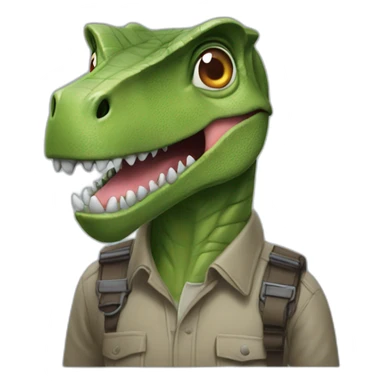 Jurassic park sticker