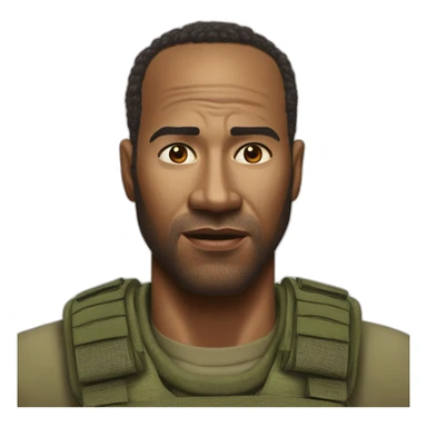 realistic kirk tropic thunder sticker
