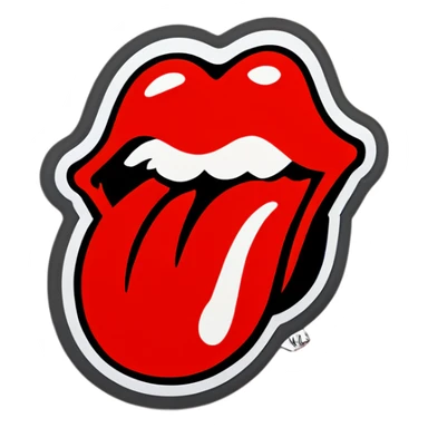 Rolling stones sticker