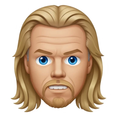 James Hetfield with blue eyes sticker