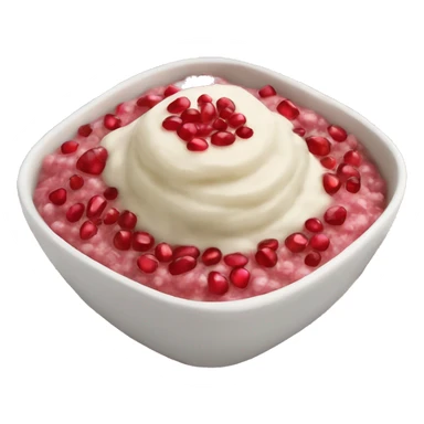 matbucha dip with pomegranate seeds on top sticker