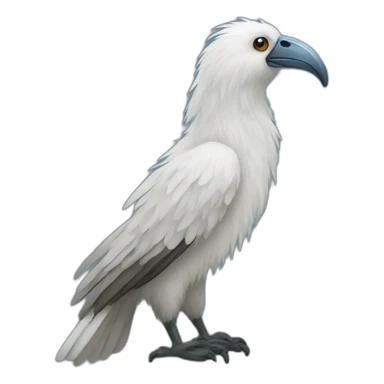 yetti bird long nose sticker