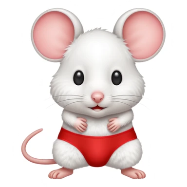 Mouse 🐰 with underwear 🩲 sticker