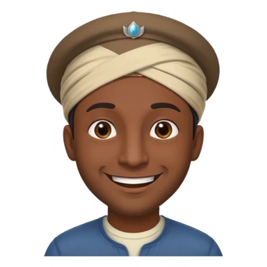 Indian guy saying cap  sticker