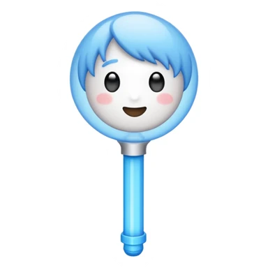 Emoji que represente la burbuja del lightstick del grupo de kpop Straykids  sticker