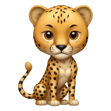 Cheetah sticker