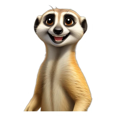 happy-meerkat sticker