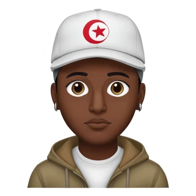 The tunisian rapeur 'stou rr3d'  sticker