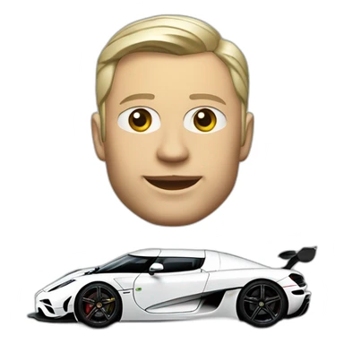 a Koenigsegg Jesko sticker