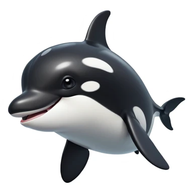cinematic-comical-orca-portrait-emoji,-head-tilted-dramatically-with-an-exaggeratedly-shocked-expression,-featuring-a-sleek-black-and-white-body-with-wide,-comically-expressive-eyes-full-of-playful-disbelief-and-animated-flippers,-simple sticker