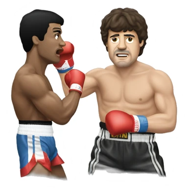Rocky balboa boxing fightig sticker