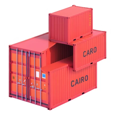 shipping container cargo sticker