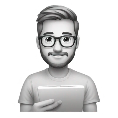 ux designer sketching a mobile app sticker