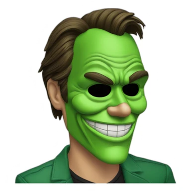 Jim Carrey the mask sticker