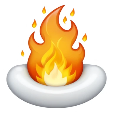 les initiales FDWS en flamme blanche sticker