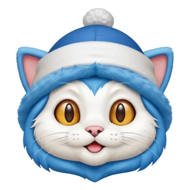 Smurf cat sticker