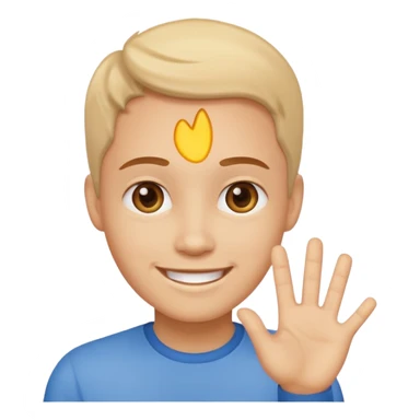saying hello avatar sticker