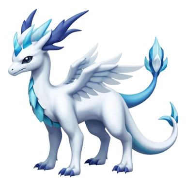 lugia-reshiram-suicune-Glaceon-hybrid, full body sticker