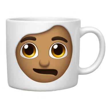 Taza de café con manos sticker