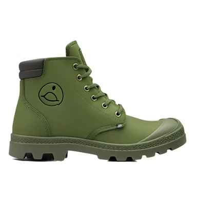 Original Palladium pampa Mens Low Boot Green sticker