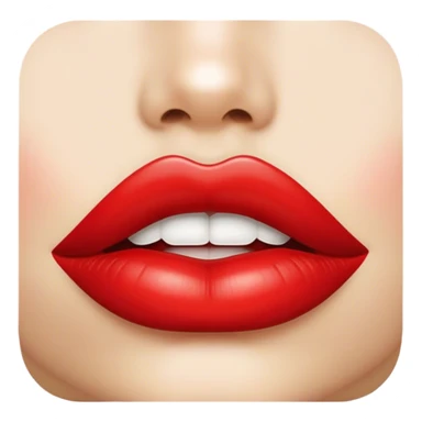 speaking lips sticker