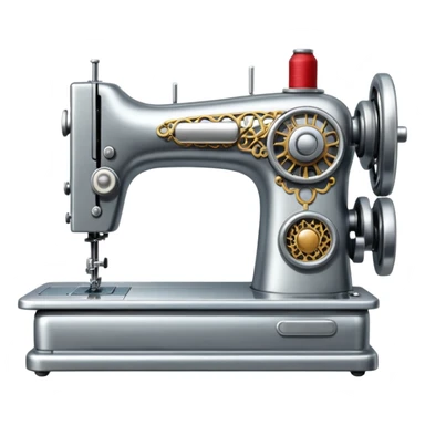 Fashion sewing machine sticker