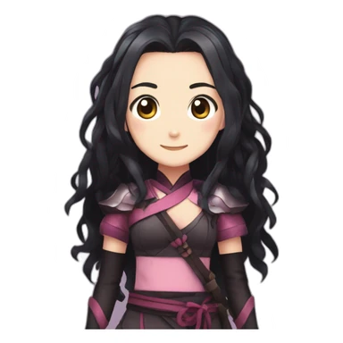 nezuko demon slayer sticker