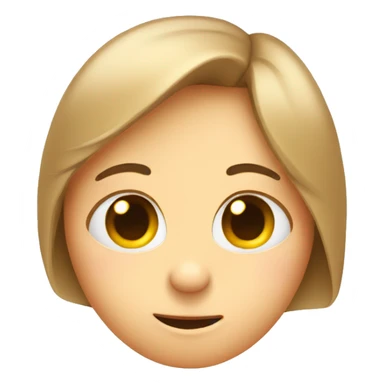 shy face with heart sticker