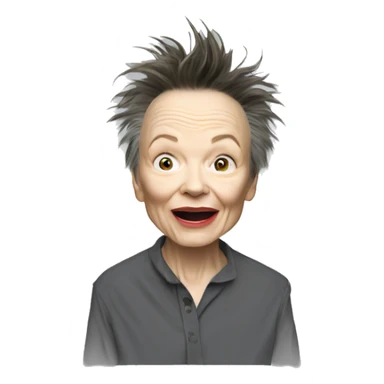 Laurie Anderson singing "Sharkey's Day." sticker