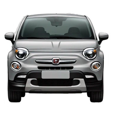 grey fiat 500x sticker