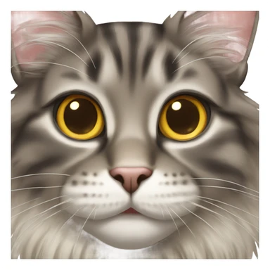 maine coon cat sticker