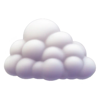 Paarse wolk met glitters dat magie moet voorstellen sticker