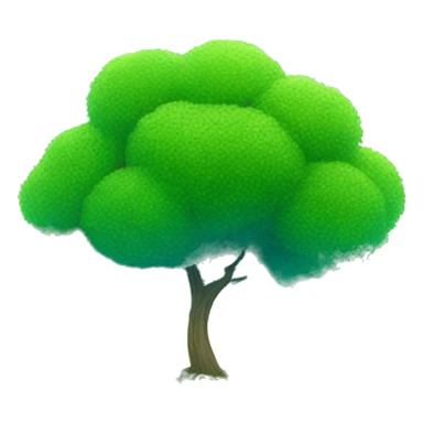 Green grass blue sky and a tree sticker